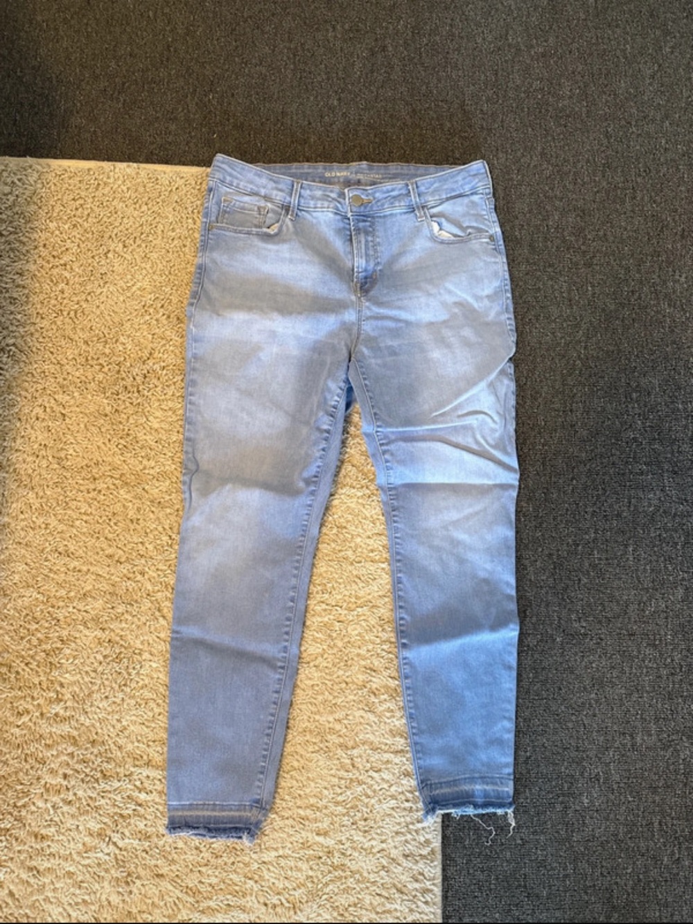 Old Navy Women's Light Blue High-Rise Jeans